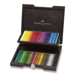 Pastelky Faber-Castell Polychromos - dřevěná kazeta, 72 barev