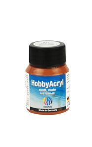 Hobby Acryl matt Nerchau - 59 ml - hnědá