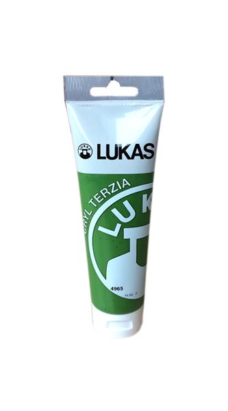 Levně Akrylová barva LUKAS "Cryl Terzia" 125 ml - zeleň listová, Sleva 16%