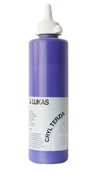 Levně Akrylová barva LUKAS "Cryl Terzia" 500 ml - kobalt fialový tmavý, Sleva 30%