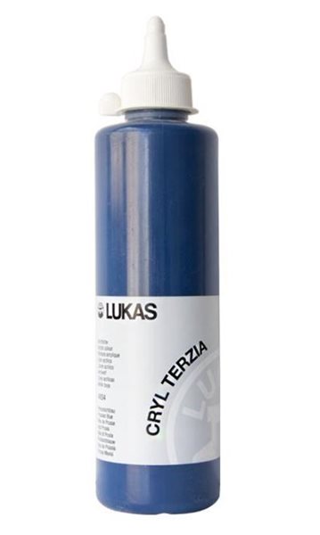 Levně Akrylová barva LUKAS "Cryl Terzia" 500 ml - pruská modř, Sleva 30%