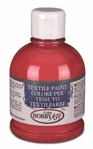 Barva na textil Color Hobby Art, 250 ml - karmínově červená