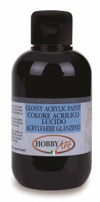 Akrylová barva Hobby Art, lesklá 50 ml - černá