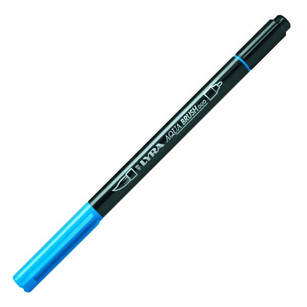 Umělecká fixa LYRA Aqua Brush Duo - barva modrá (48)