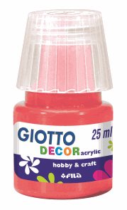 Akrylová barva Giotto Decor matt 25 ml - rumělková