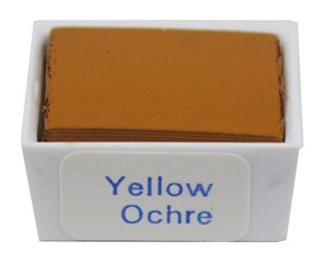 Umělecká akvarelová barva Daler-Rowney Aquafine  1/2 pánvička - okr žlutý
