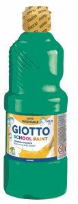Temperová barva Giotto - 500 ml, zelená