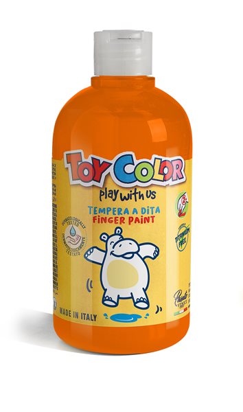 Prstová barva Toy Color - 500 ml - oranžová, Sleva 30%