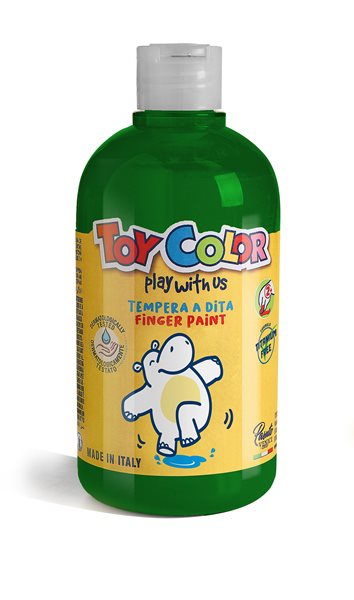 Prstová barva Toy Color - 500 ml - zelená, Sleva 30%