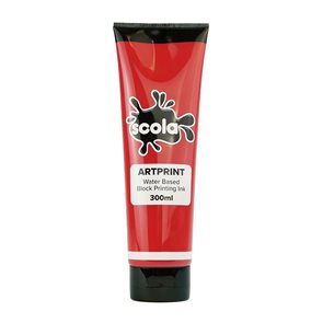 SCOLA Tiskařsk&#225; barva 300ml - tmavě červen&#225;