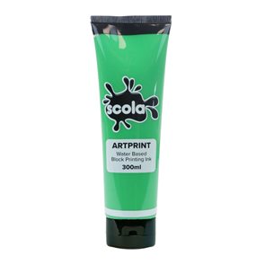 SCOLA Tiskařsk&#225; barva 300ml - zelen&#225;