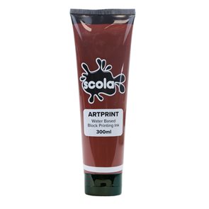 SCOLA Tiskařsk&#225; barva 300ml - umbra p&#225;len&#225;