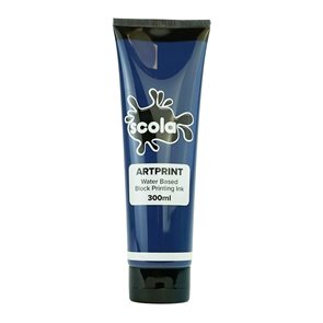 SCOLA Tiskařsk&#225; barva 300ml - prusk&#225; modr&#225;