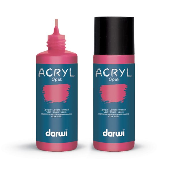 Levně Akrylová barva DARWI ACRYL OPAK 80 ml, magenta