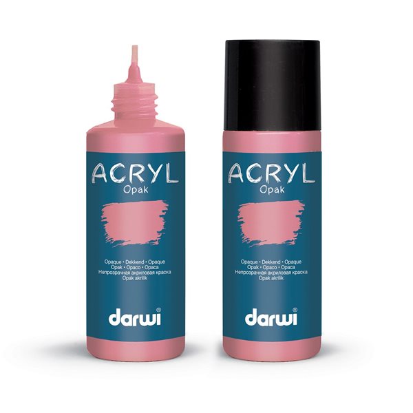 Levně Akrylová barva DARWI ACRYL OPAK 80 ml, anglická růžová