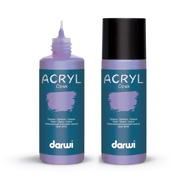 Akrylová barva DARWI ACRYL OPAK 80 ml, šeříková