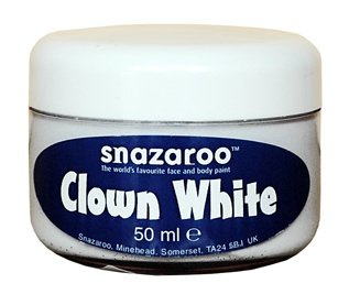 Levně Barva na obličej Snazaroo - klaunská bílá - 50 ml