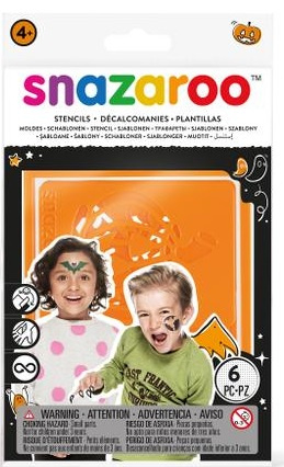 Levně Snazaroo šablony na obličejové barvy 6ks - Halloween