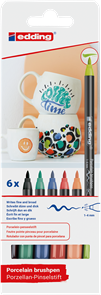Popisovač na porcel&#225;n edding 4200 - sada 6 svěž&#237;ch barev