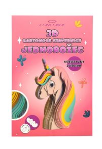 3D kartonov&#225; stavebnice CONCORDE - Jednorožec