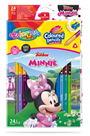 Pastelky Colorino trojhranné, Disney Junior Minnie - 24 barev