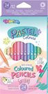 Pastelky Colorino - pastelové, 24 barev (kulaté, oboustranné)