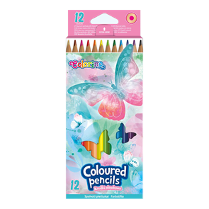 Pastelky Colorino trojhranné 12 barev - Follow your Dreams