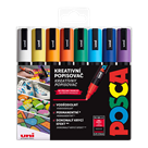 Akrylové popisovače POSCA, PC-5M - 1,8-2,5 mm - 16 barev