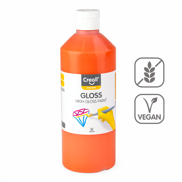 Barva s vysokým leskem Gloss, 500 ml, oranžová