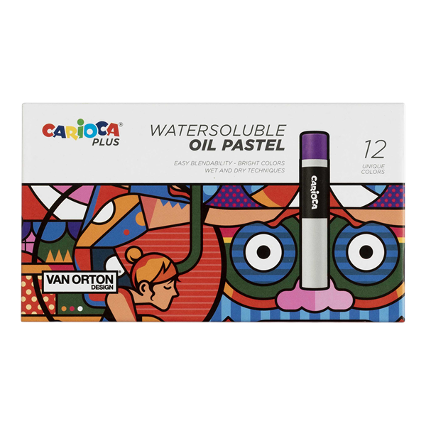 Olejové pastely Carioca PLUS - box 12 ks