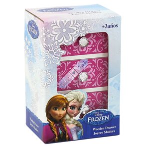 Dětsk&#225; šperkovnice - Frozen (Ledov&#233; kr&#225;lovstv&#237;) - dřevěn&#225;