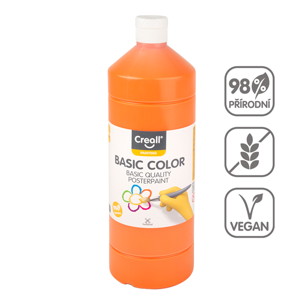 Temperová barva Creall - 1 L - oranžová