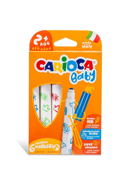 Fixy Carioca Baby 6 ks, omyvatelné