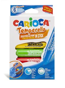 Temperov&#233; barvy v tyčince Carioca 6 ks