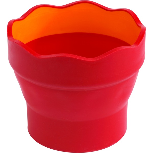 Kelímek na vodu Faber-Castell - CLIC & GO, červená