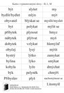 Český jazyk 3 - karta vyjmenovaných slov k učebnici