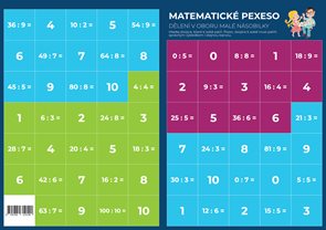Pexeso - Matematika - Dělení v oboru malé násobilky 