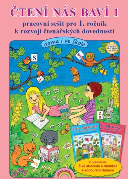 Levně Čtení nás baví 1 - pracovní sešit pro 1. ročník k rozvoji čtenářských dovedností - Mgr. Lenka Andrýsková - A4