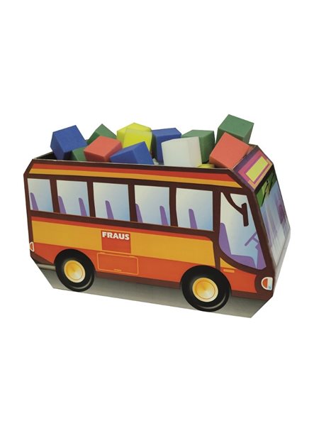 Autobus - papírový model autobusu ke slepení