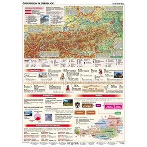 &#214;sterreich im &#220;berblick 120 &#215; 160 cm