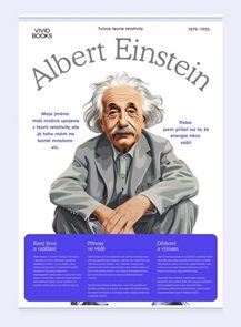 Plátěný obraz Albert Einstein 420 × 594 mm
