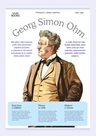 Plátěný obraz Georg Simon Ohm 420 × 594 mm