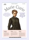 Plátěný obraz Marie Curie 594 × 841 mm