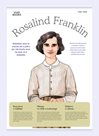 Plátěný obraz Rosalind Franklin 594 × 841 mm