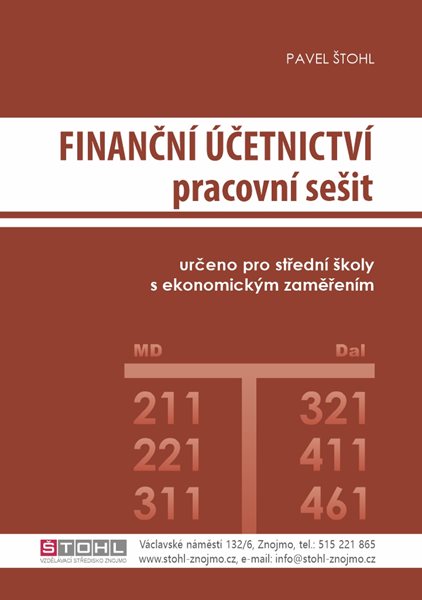 Finanční účetnictví - pracovní sešit - Pavel Štohl