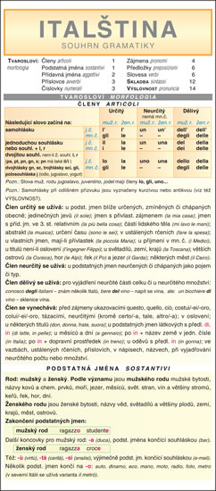 Levně Italština - souhrn gramatiky - kolektiv autorů - 103 x 230 mm