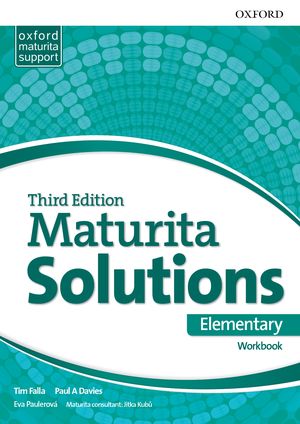 Maturita Solutions 3rd Edition Elementary Workbook (Czech Edition) - Falla Tim, Davies Paul A.