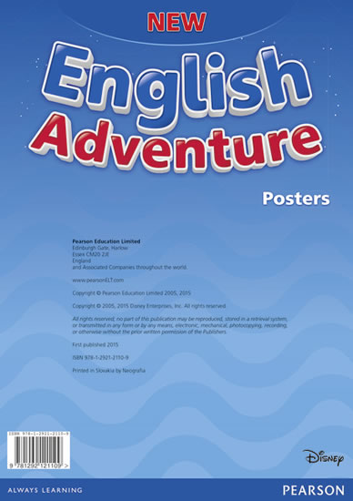 New English Adventure Starter A Posters - 298 x 210 x 2 mm