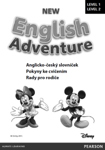 New English Adventure 1 a 2 slovníček CZ - 210 × 148 mm