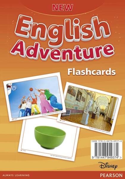 New English Adventure 2 Flashcards - 210 × 148 mm